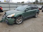 2014 Subaru Outback 2.5i Limited Green vin: 4S4BRCMC5E3323014