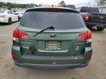 2014 Subaru Outback 2.5i Limited Green vin: 4S4BRCMC5E3323014