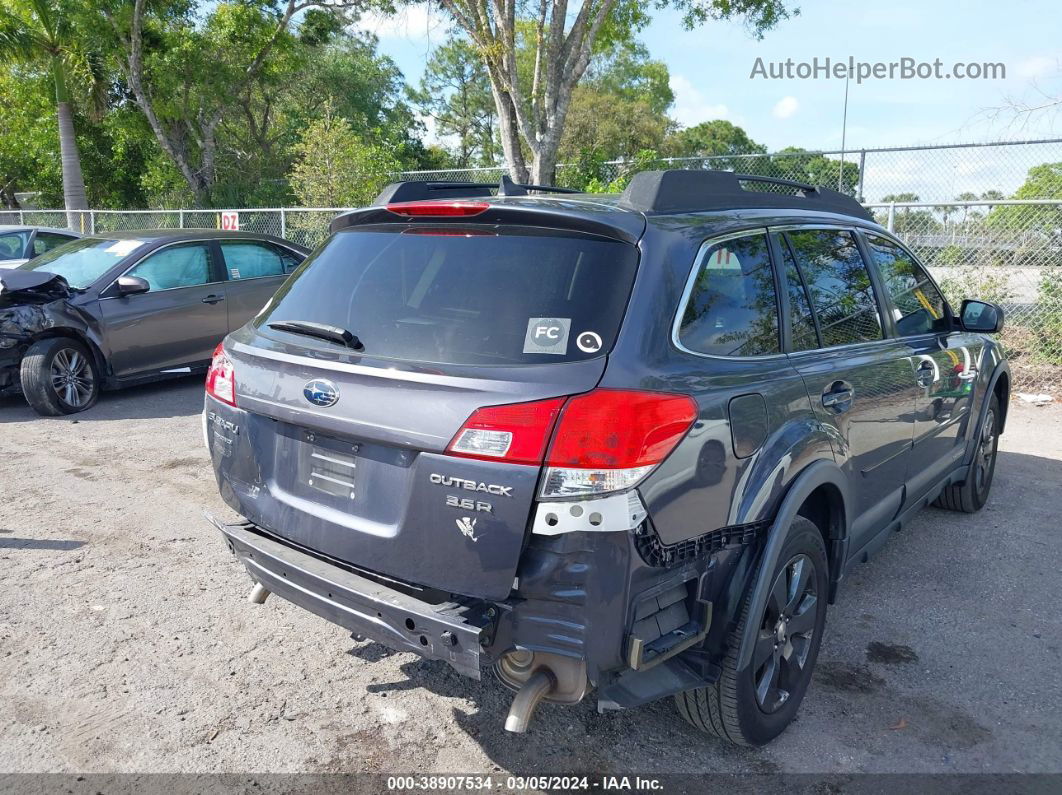 2014 Subaru Outback 3.6r Limited Gray vin: 4S4BRDNC6E2283147