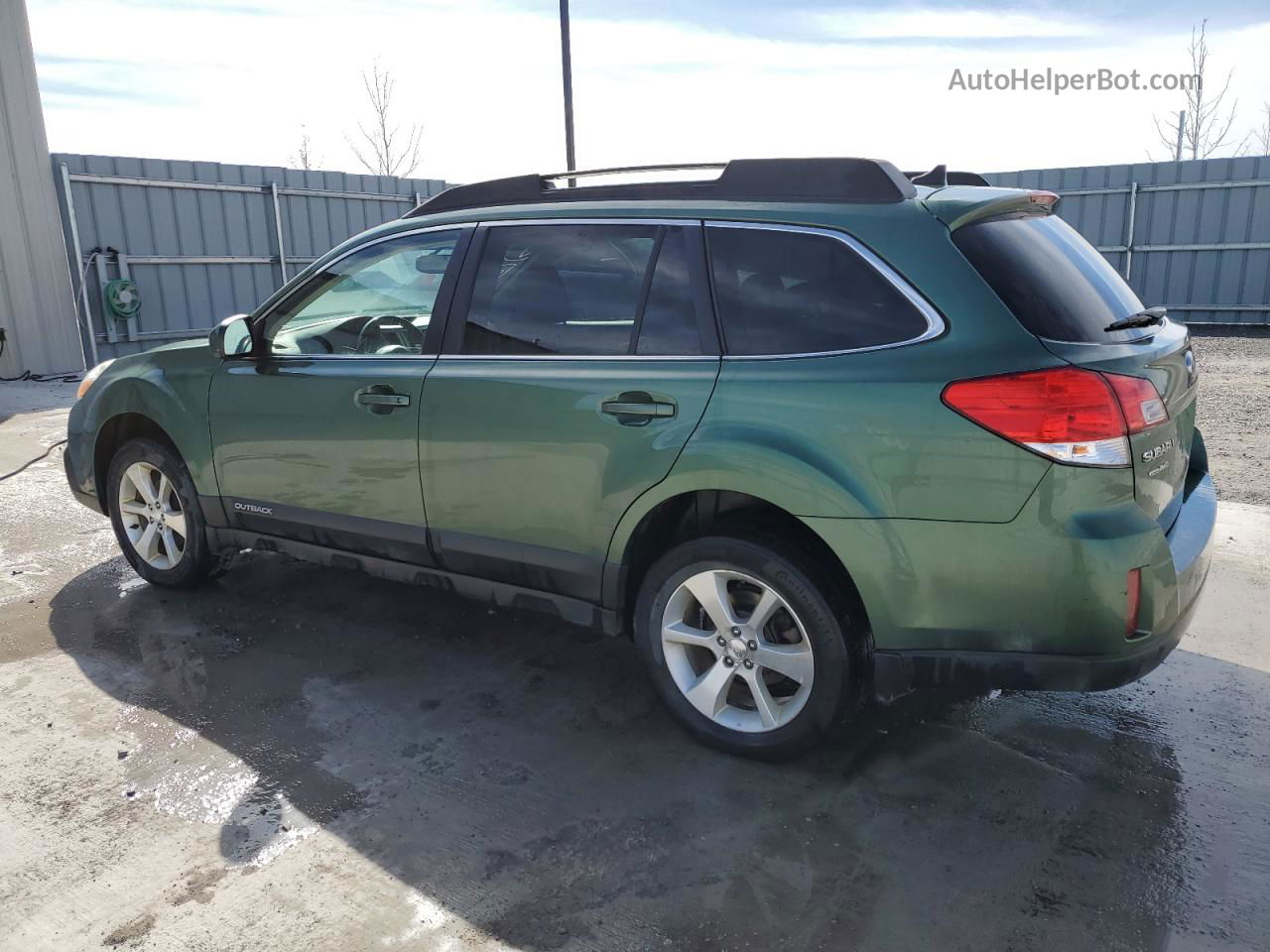 2014 Subaru Outback 2.5i Limited Green vin: 4S4BRGMC4E3210341