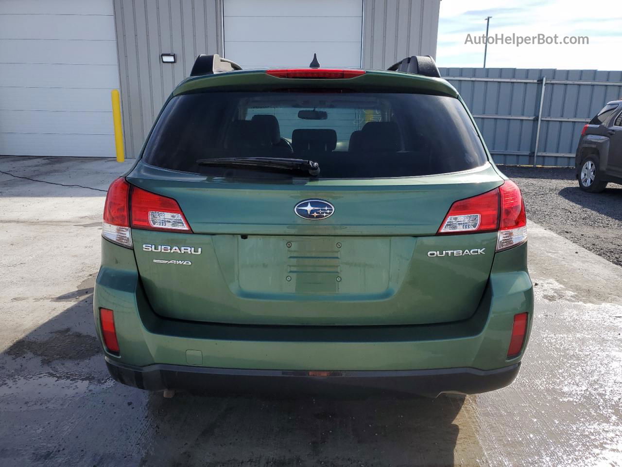 2014 Subaru Outback 2.5i Limited Green vin: 4S4BRGMC4E3210341