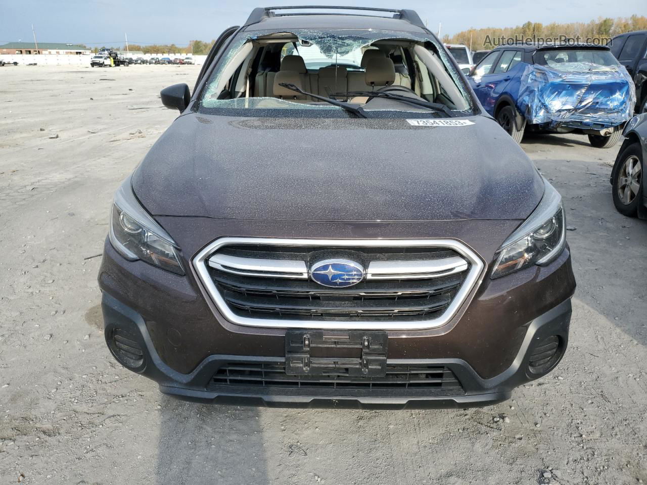 2019 Subaru Outback 2.5i Brown vin: 4S4BSABC1K3270836