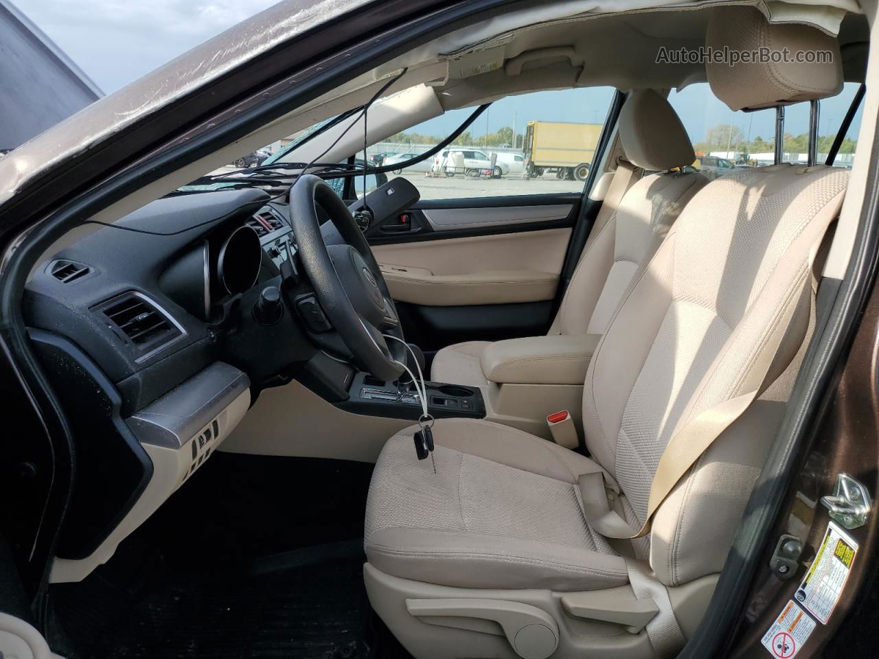 2019 Subaru Outback 2.5i Brown vin: 4S4BSABC1K3270836