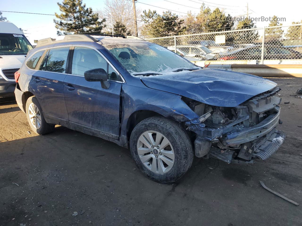 2019 Subaru Outback 2.5i Blue vin: 4S4BSABC1K3288575