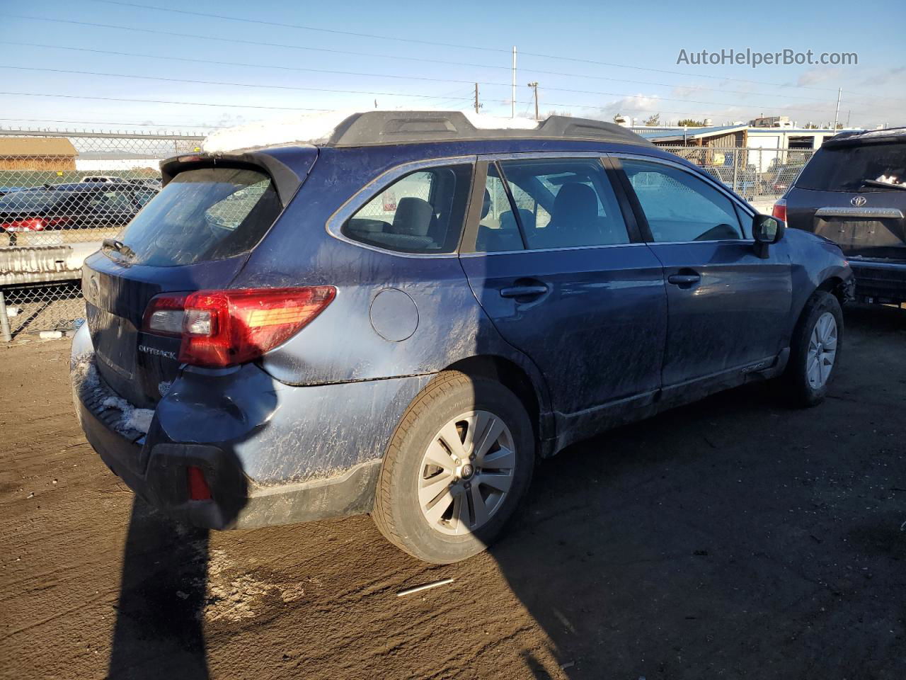 2019 Subaru Outback 2.5i Blue vin: 4S4BSABC1K3288575