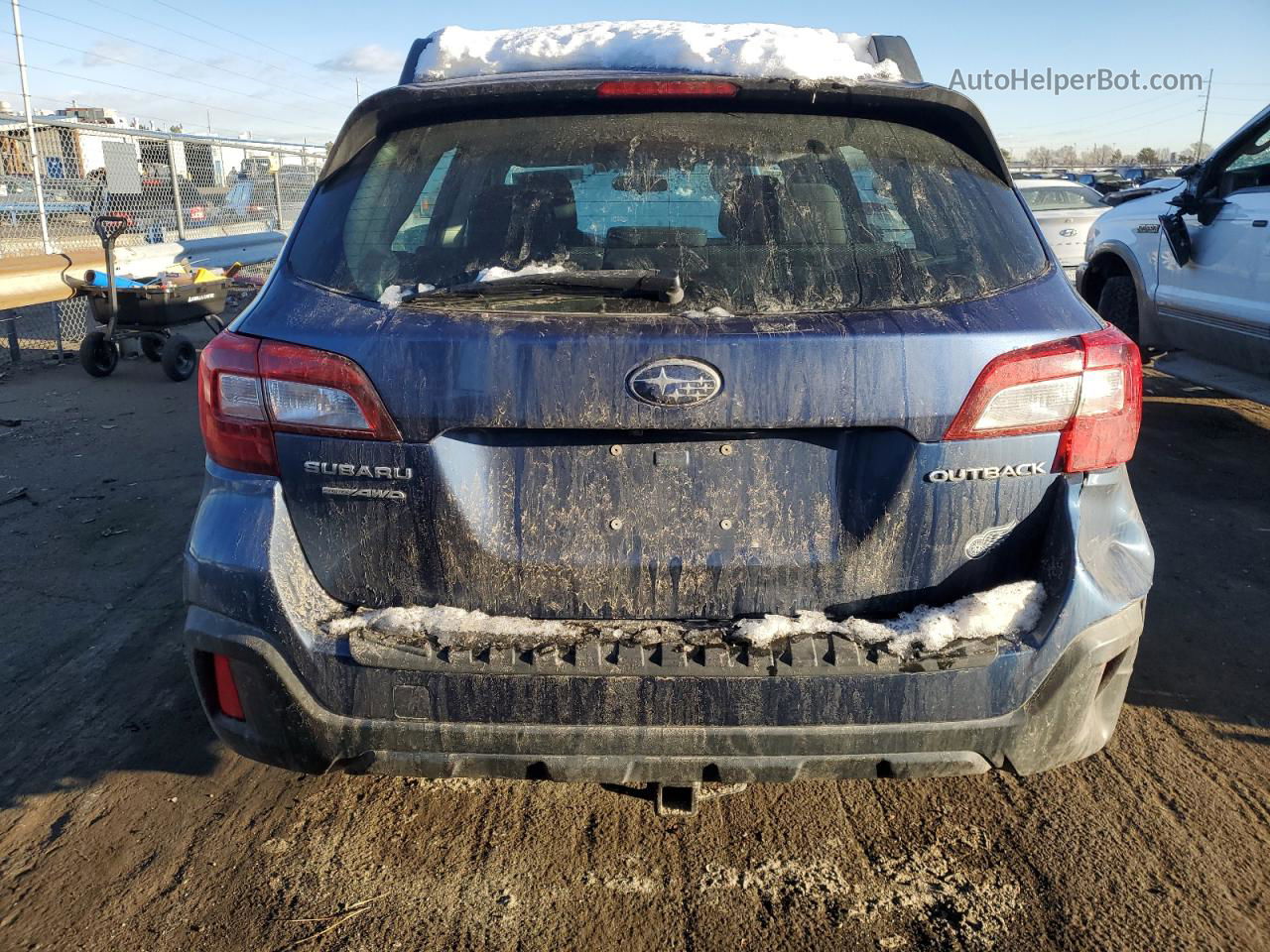 2019 Subaru Outback 2.5i Blue vin: 4S4BSABC1K3288575