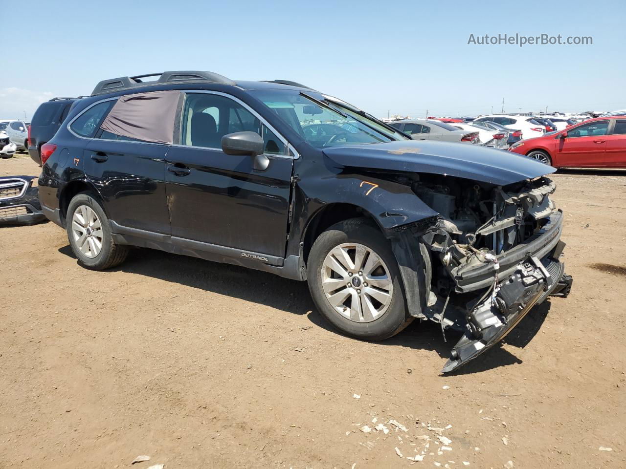 2019 Subaru Outback 2.5i Black vin: 4S4BSABC3K3304470