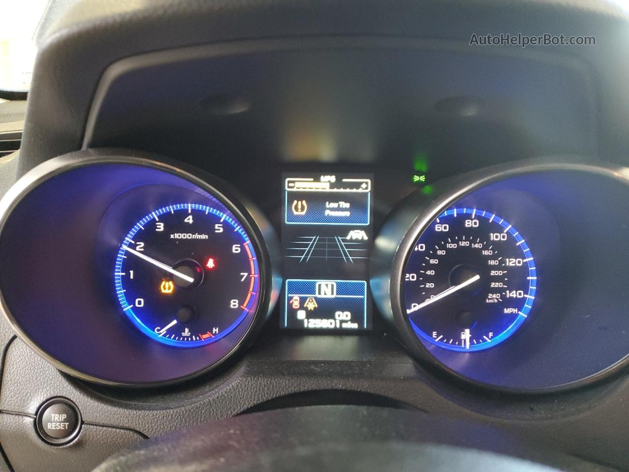 2019 Subaru Outback 2.5i Синий vin: 4S4BSABC3K3310351