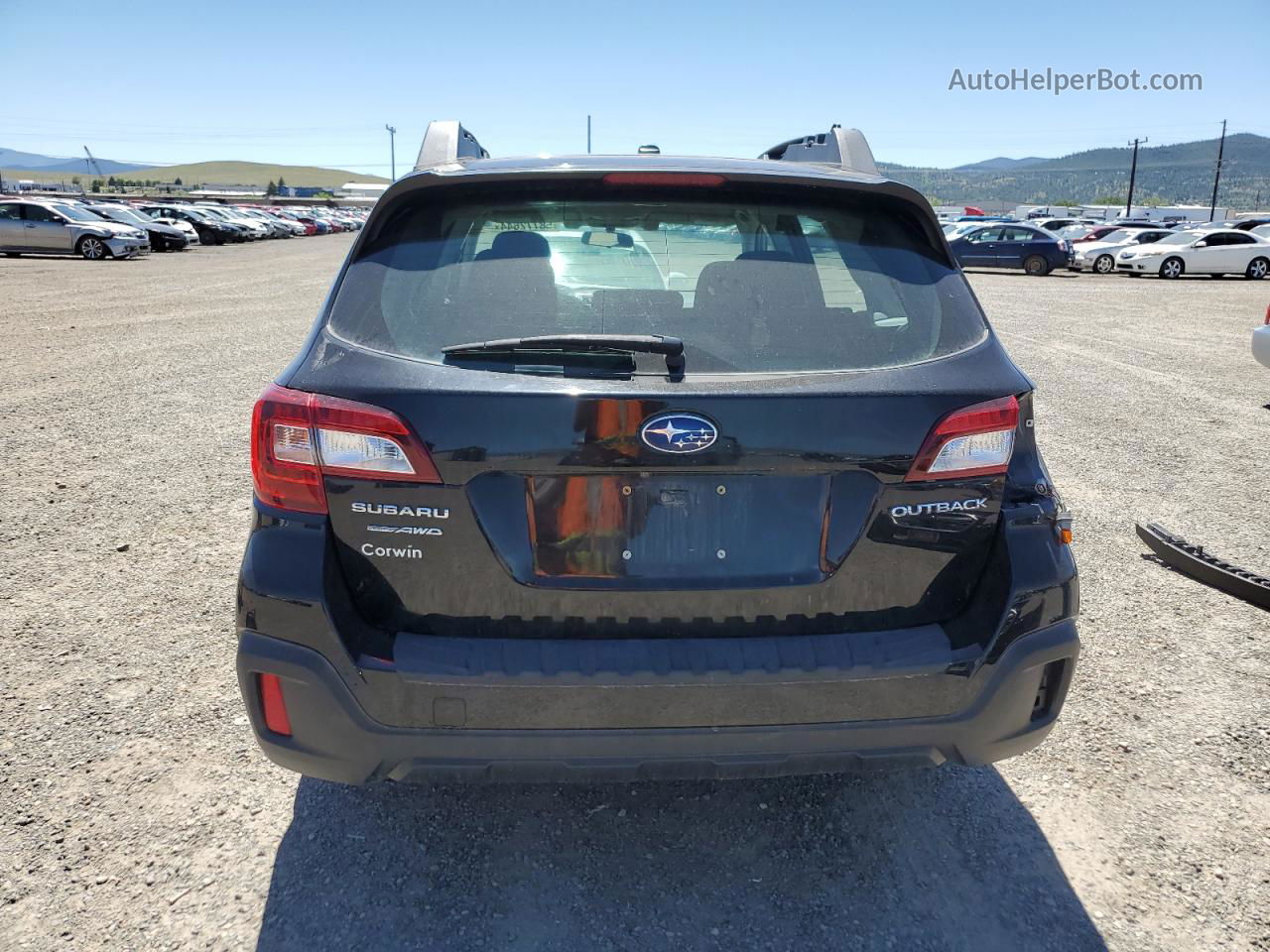 2019 Subaru Outback 2.5i Black vin: 4S4BSABC7K3238098