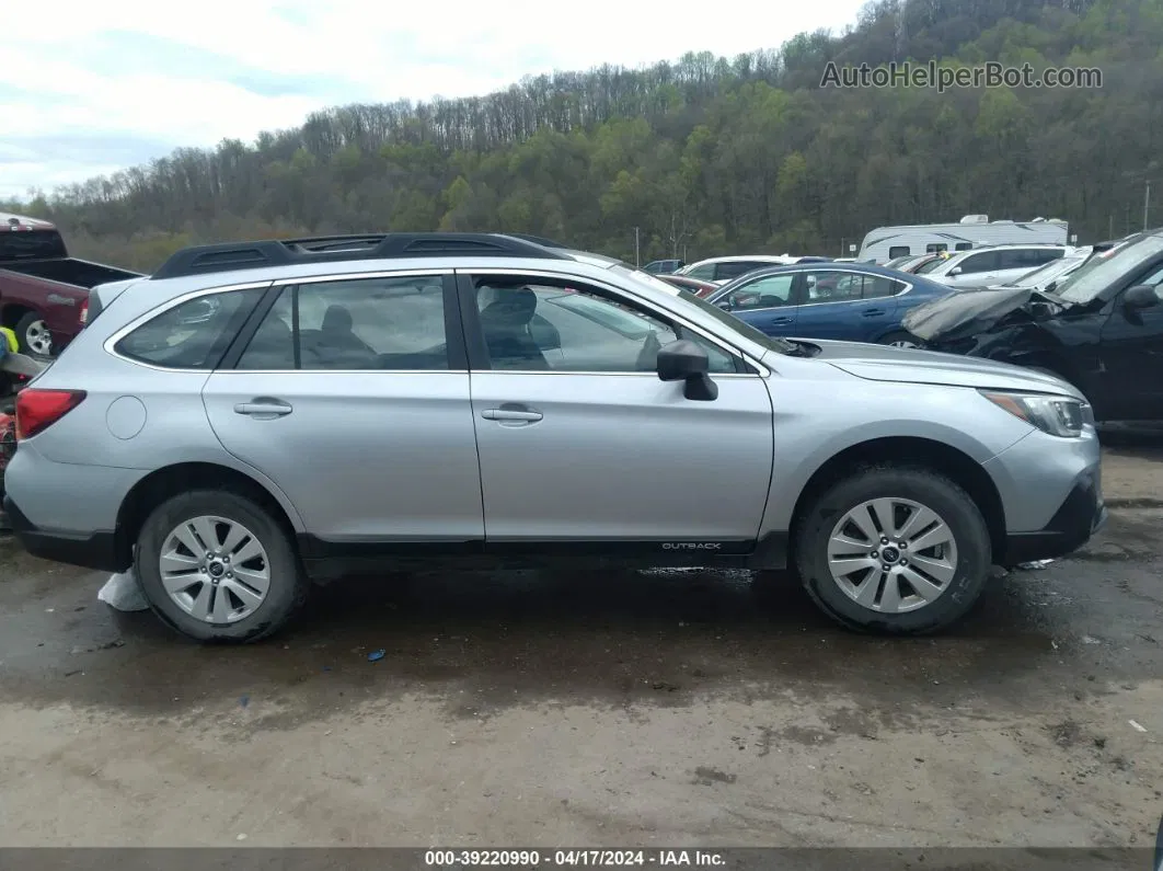 2019 Subaru Outback 2.5i Silver vin: 4S4BSABC9K3320592