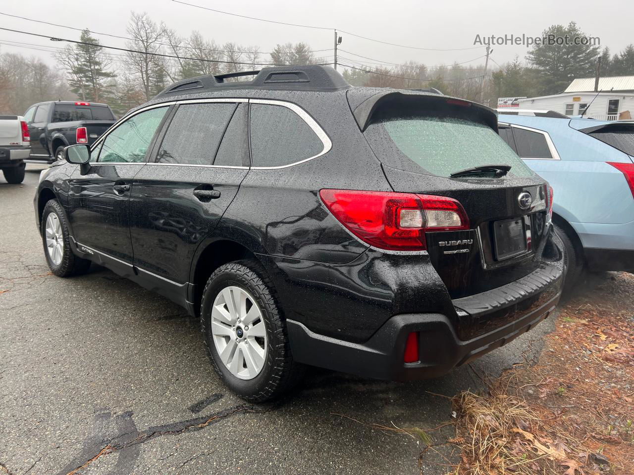 2019 Subaru Outback 2.5i Black vin: 4S4BSABCXK3210814