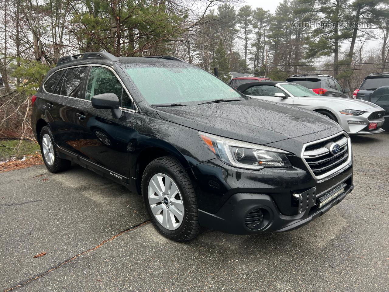 2019 Subaru Outback 2.5i Black vin: 4S4BSABCXK3210814