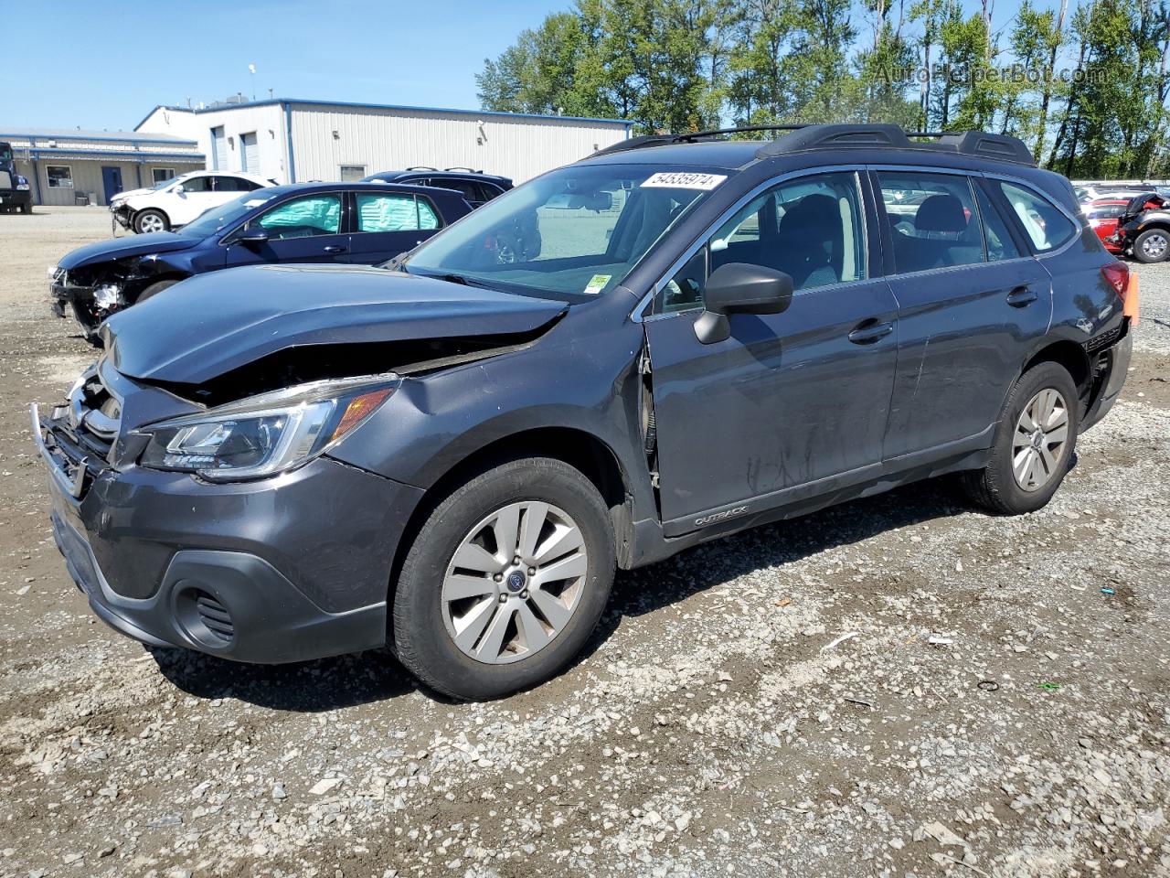 2019 Subaru Outback 2.5i Gray vin: 4S4BSABCXK3219075