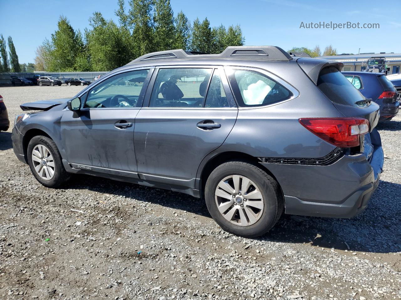 2019 Subaru Outback 2.5i Gray vin: 4S4BSABCXK3219075