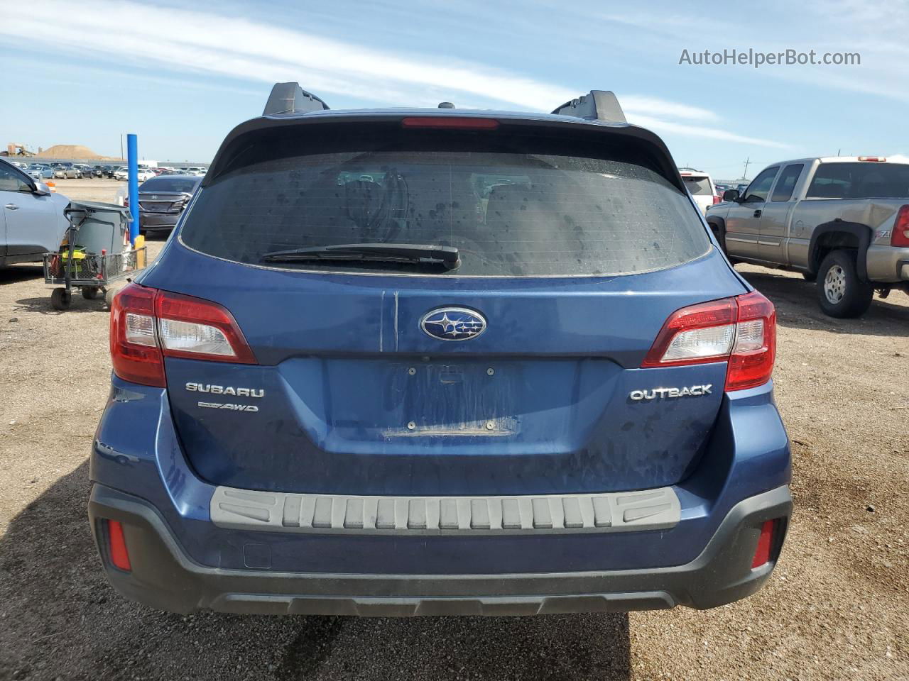 2019 Subaru Outback 2.5i Blue vin: 4S4BSABCXK3339443