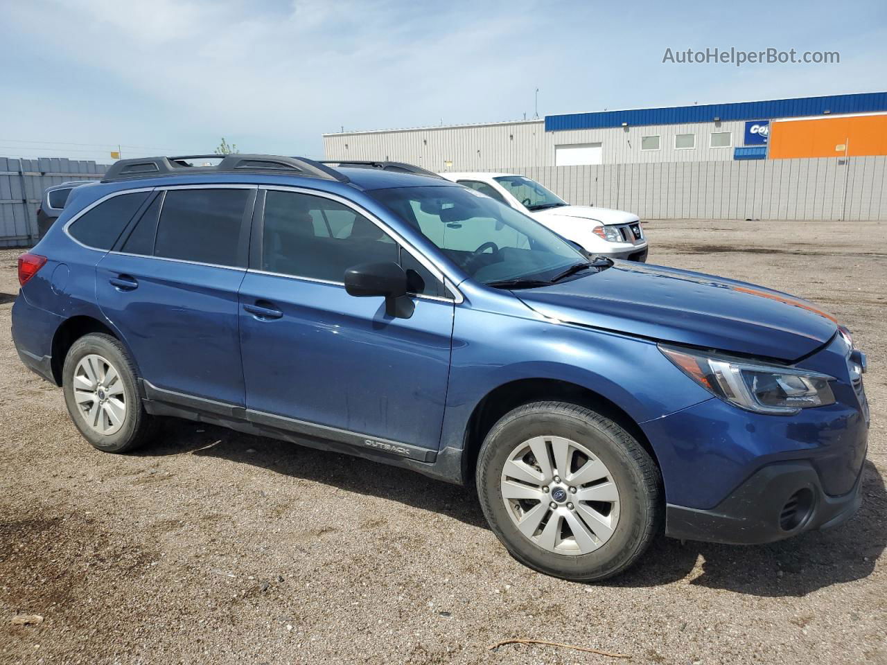 2019 Subaru Outback 2.5i Blue vin: 4S4BSABCXK3339443