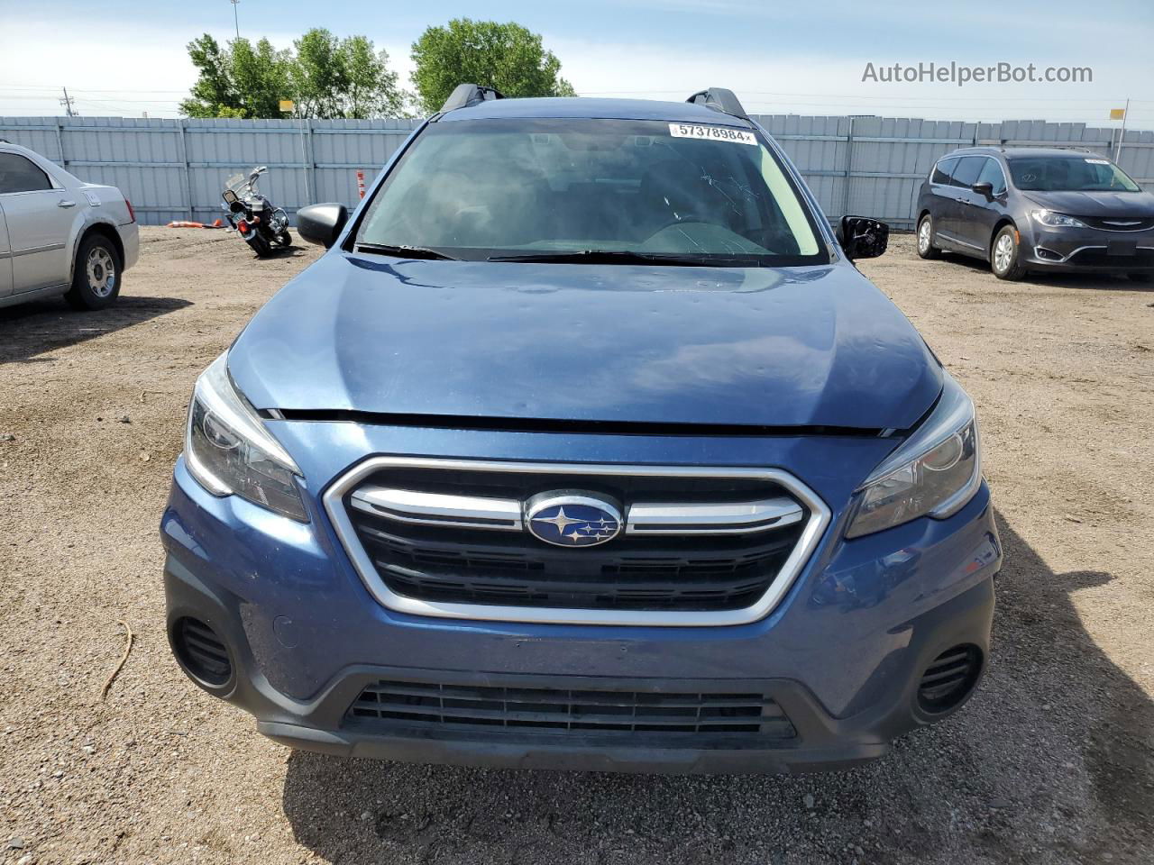 2019 Subaru Outback 2.5i Blue vin: 4S4BSABCXK3339443