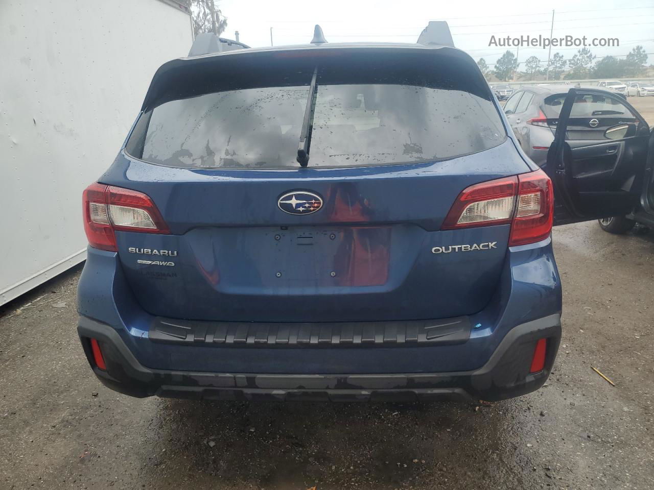 2019 Subaru Outback 2.5i Premium Синий vin: 4S4BSAFC0K3362871