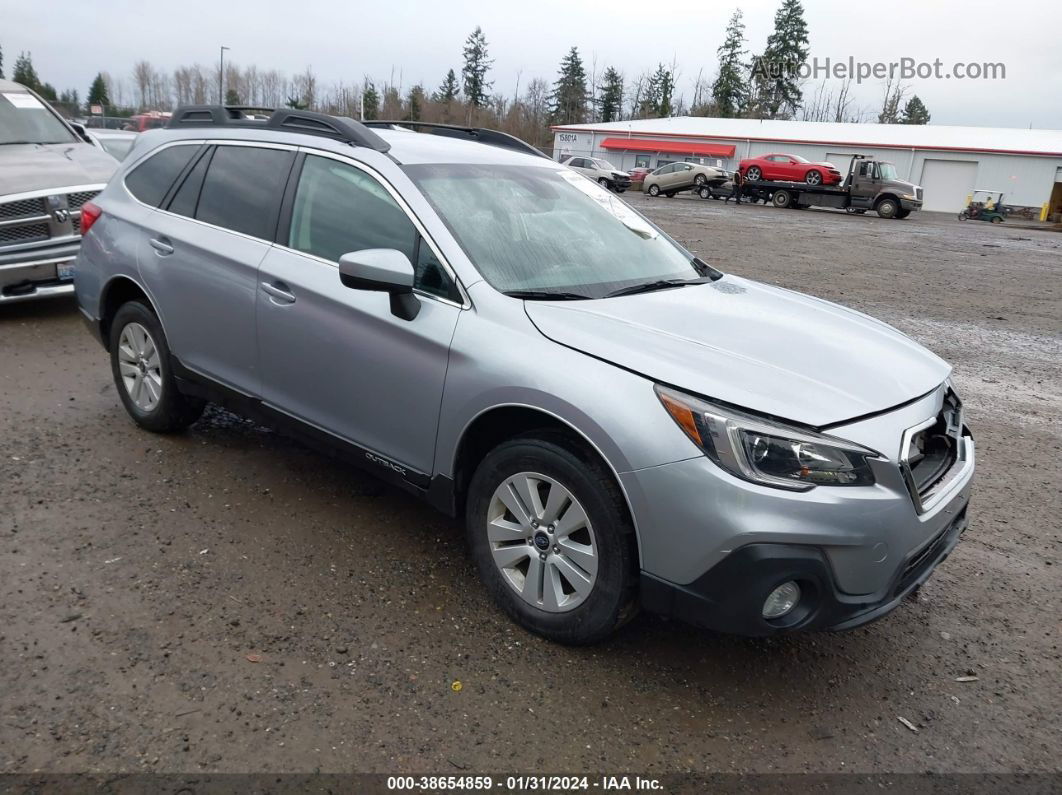 2019 Subaru Outback 2.5i Premium Silver vin: 4S4BSAFC1K3318040