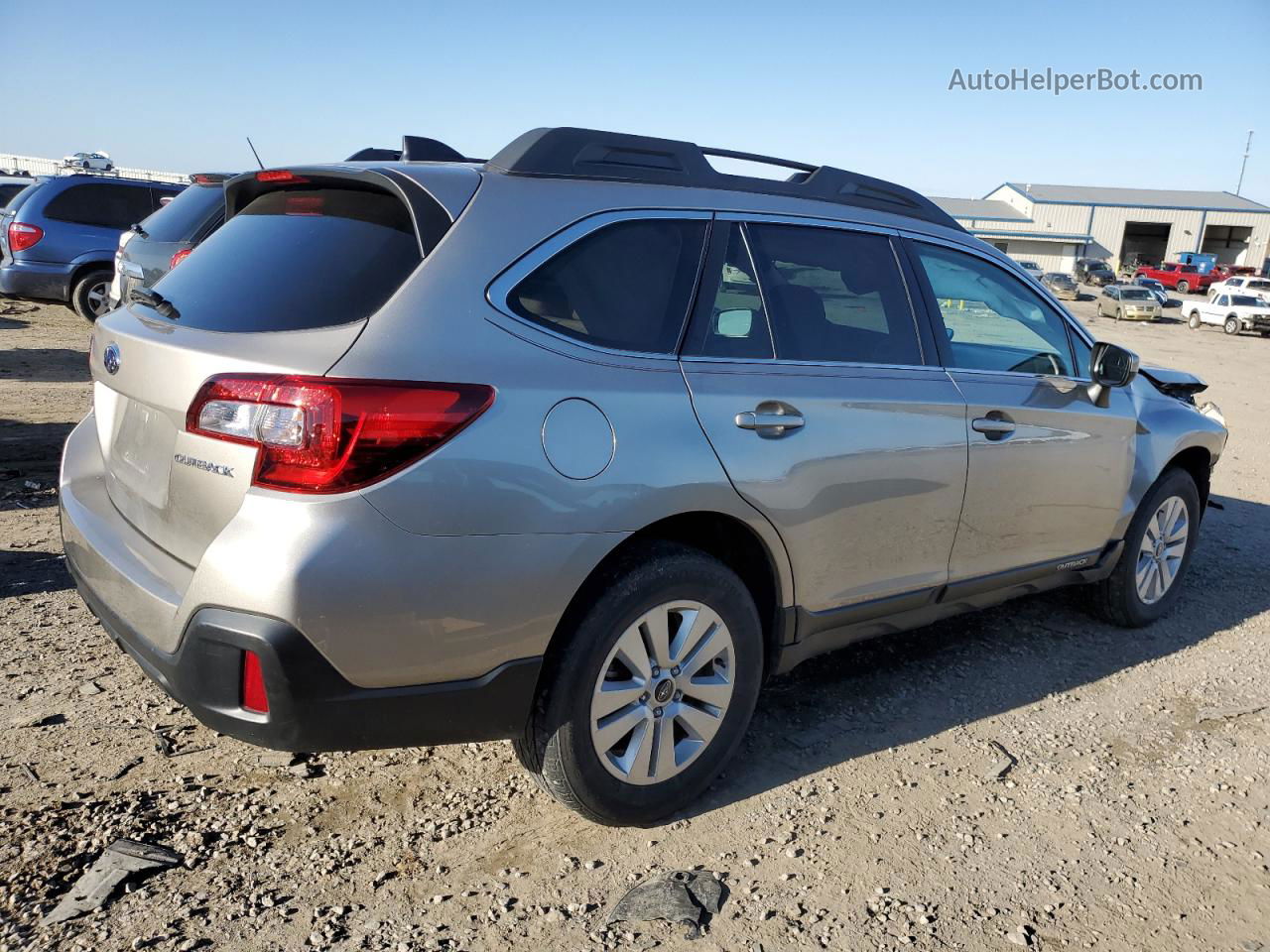 2019 Subaru Outback 2.5i Premium Gray vin: 4S4BSAFC1K3341513