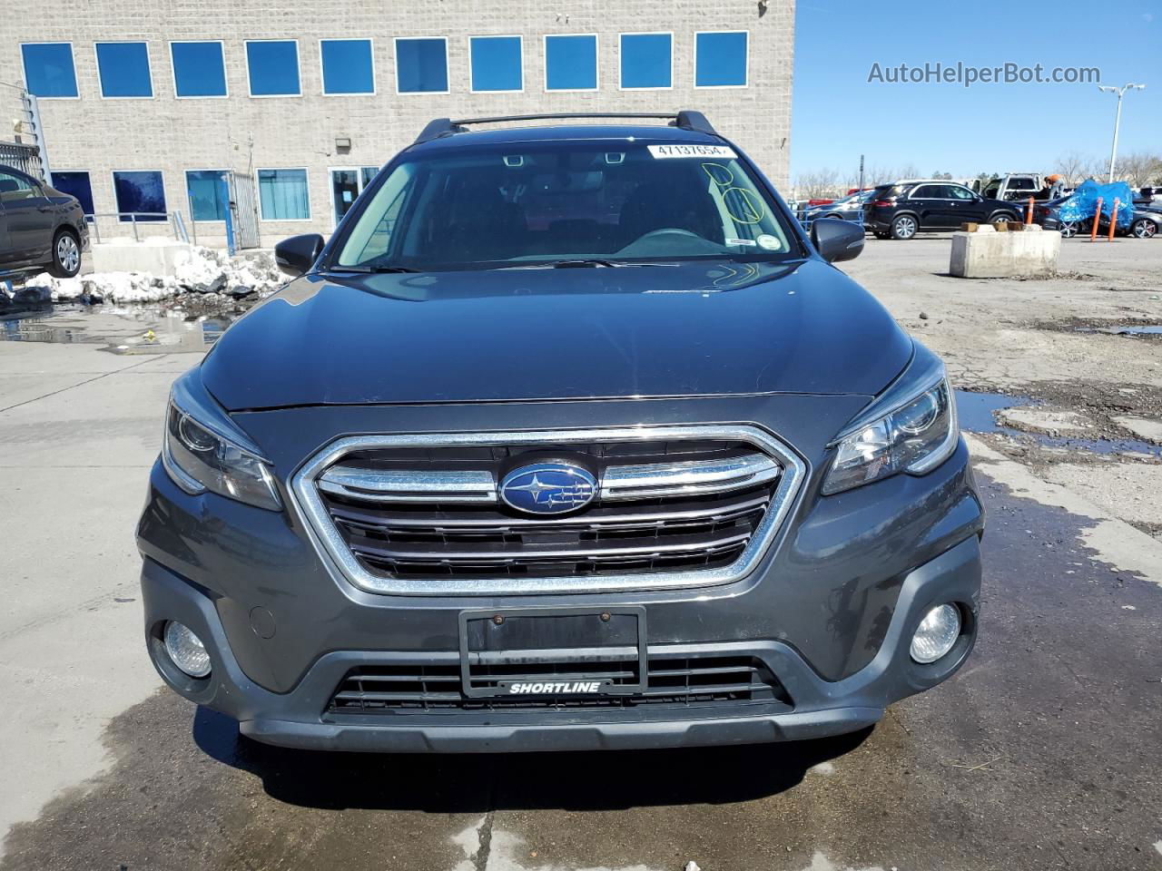 2019 Subaru Outback 2.5i Premium Charcoal vin: 4S4BSAFC2K3231425