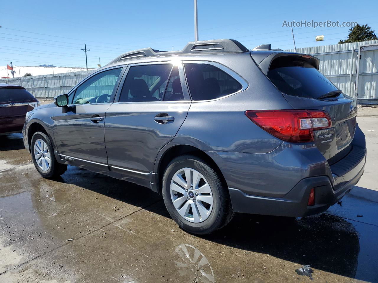 2019 Subaru Outback 2.5i Premium Charcoal vin: 4S4BSAFC2K3231425