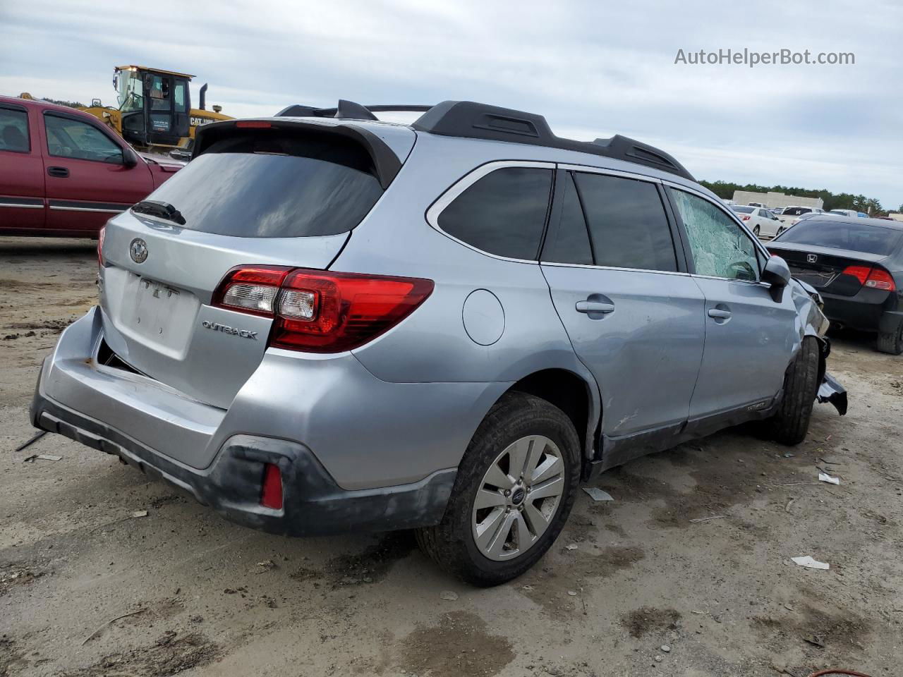 2019 Subaru Outback 2.5i Premium Синий vin: 4S4BSAFC2K3321433