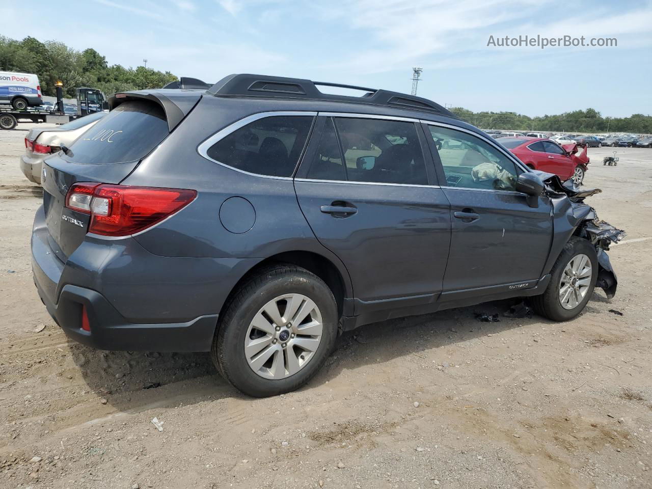 2019 Subaru Outback 2.5i Premium Charcoal vin: 4S4BSAFC2K3360765