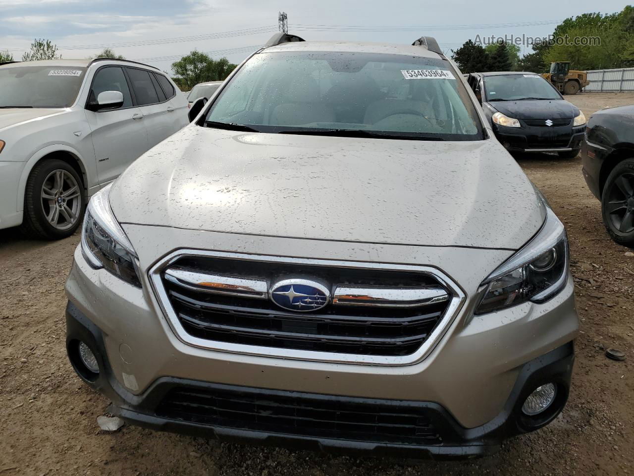 2019 Subaru Outback 2.5i Premium Tan vin: 4S4BSAFC3K3230624