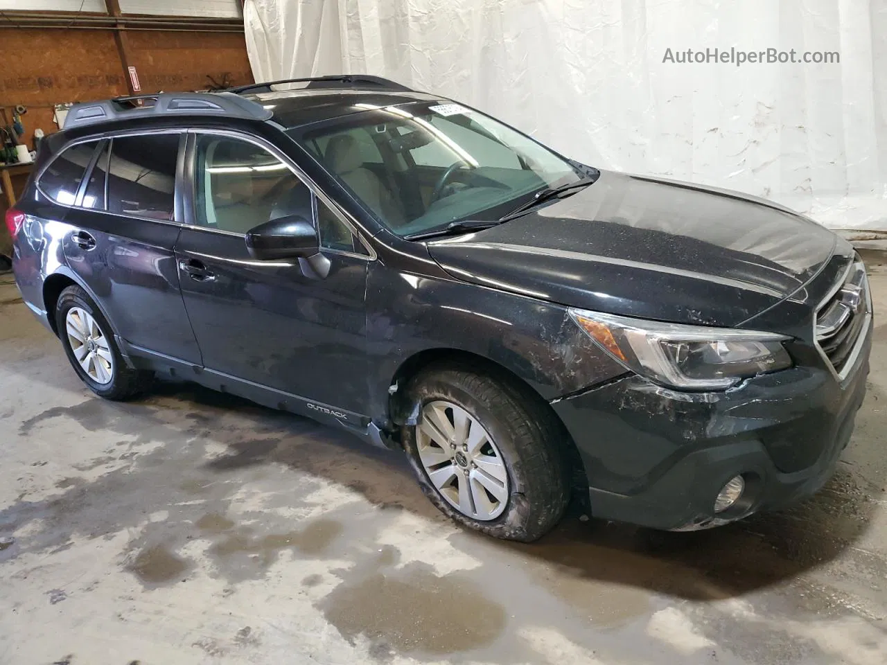 2019 Subaru Outback 2.5i Premium Black vin: 4S4BSAFC3K3292864