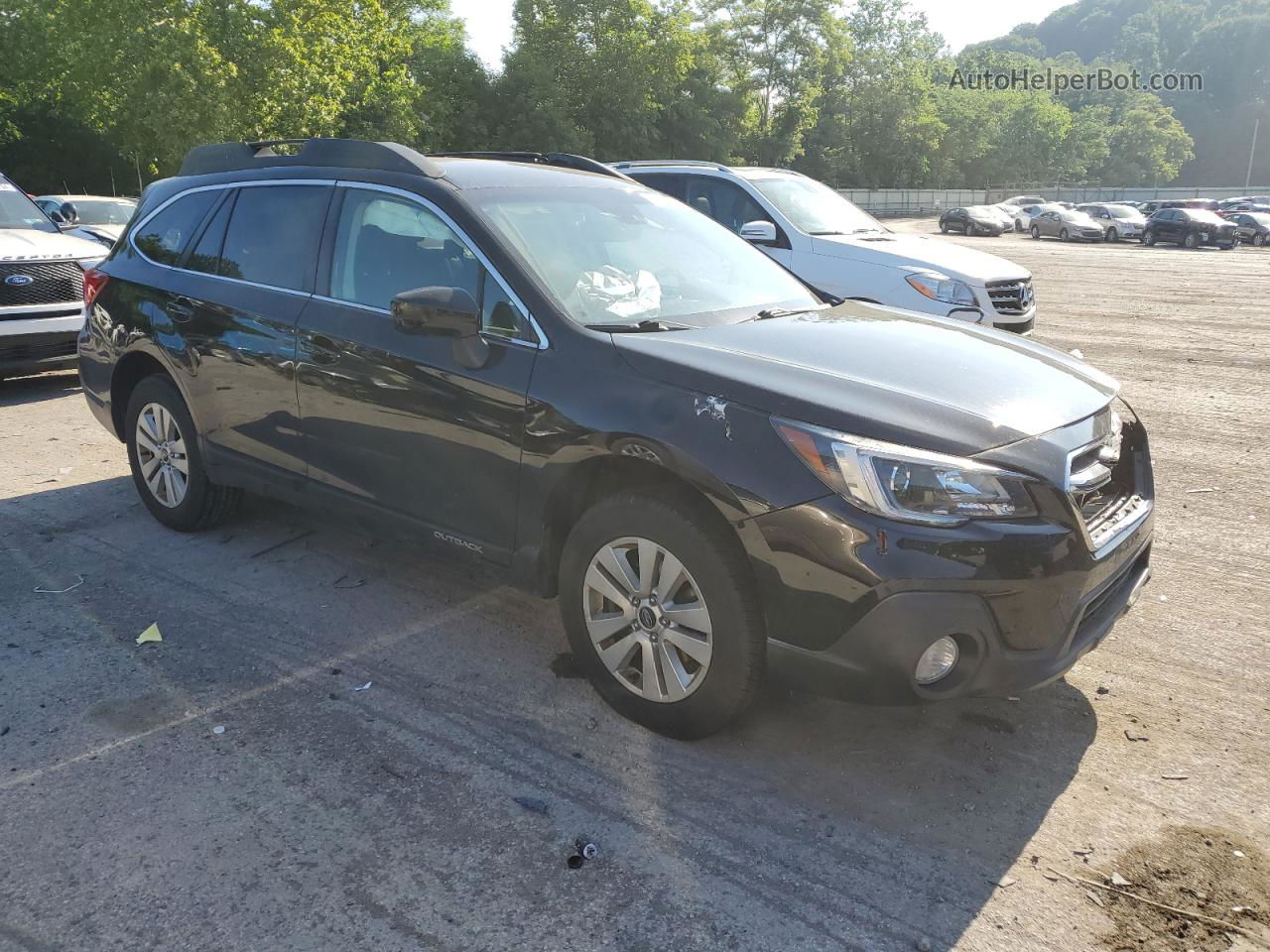 2019 Subaru Outback 2.5i Premium Черный vin: 4S4BSAFC4K3376112