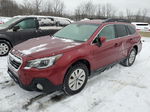 2019 Subaru Outback 2.5i Premium Red vin: 4S4BSAFC5K3262829