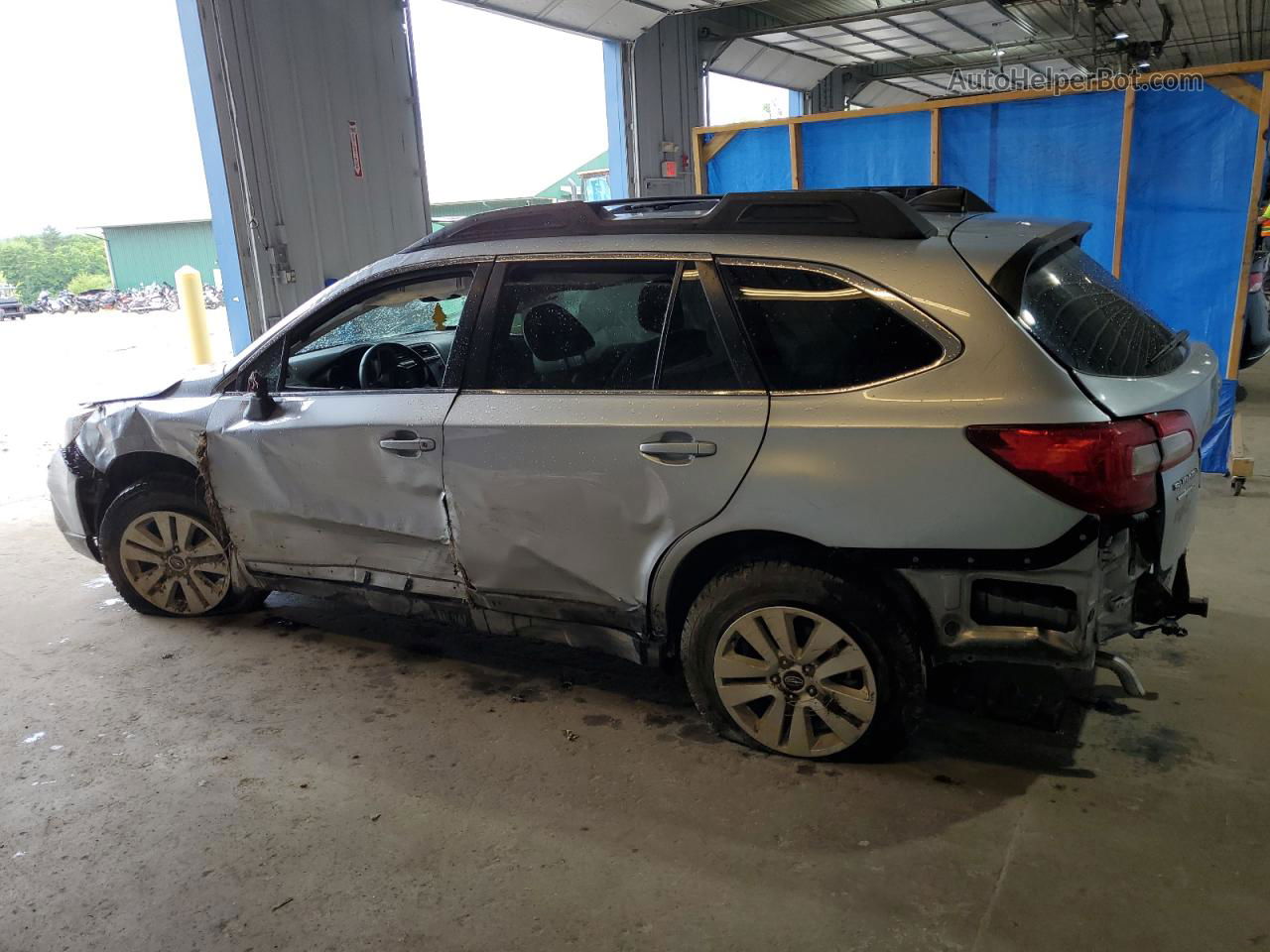 2019 Subaru Outback 2.5i Premium Blue vin: 4S4BSAFC5K3265102