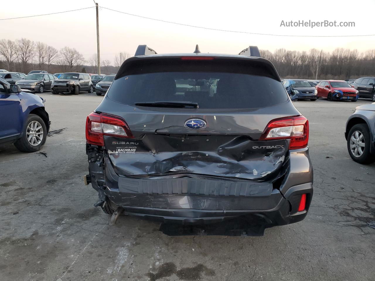 2019 Subaru Outback 2.5i Premium Gray vin: 4S4BSAFC5K3323922