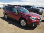 2019 Subaru Outback 2.5i Premium Burgundy vin: 4S4BSAFC6K3244016