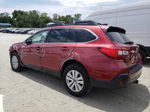 2019 Subaru Outback 2.5i Premium Burgundy vin: 4S4BSAFC6K3325369