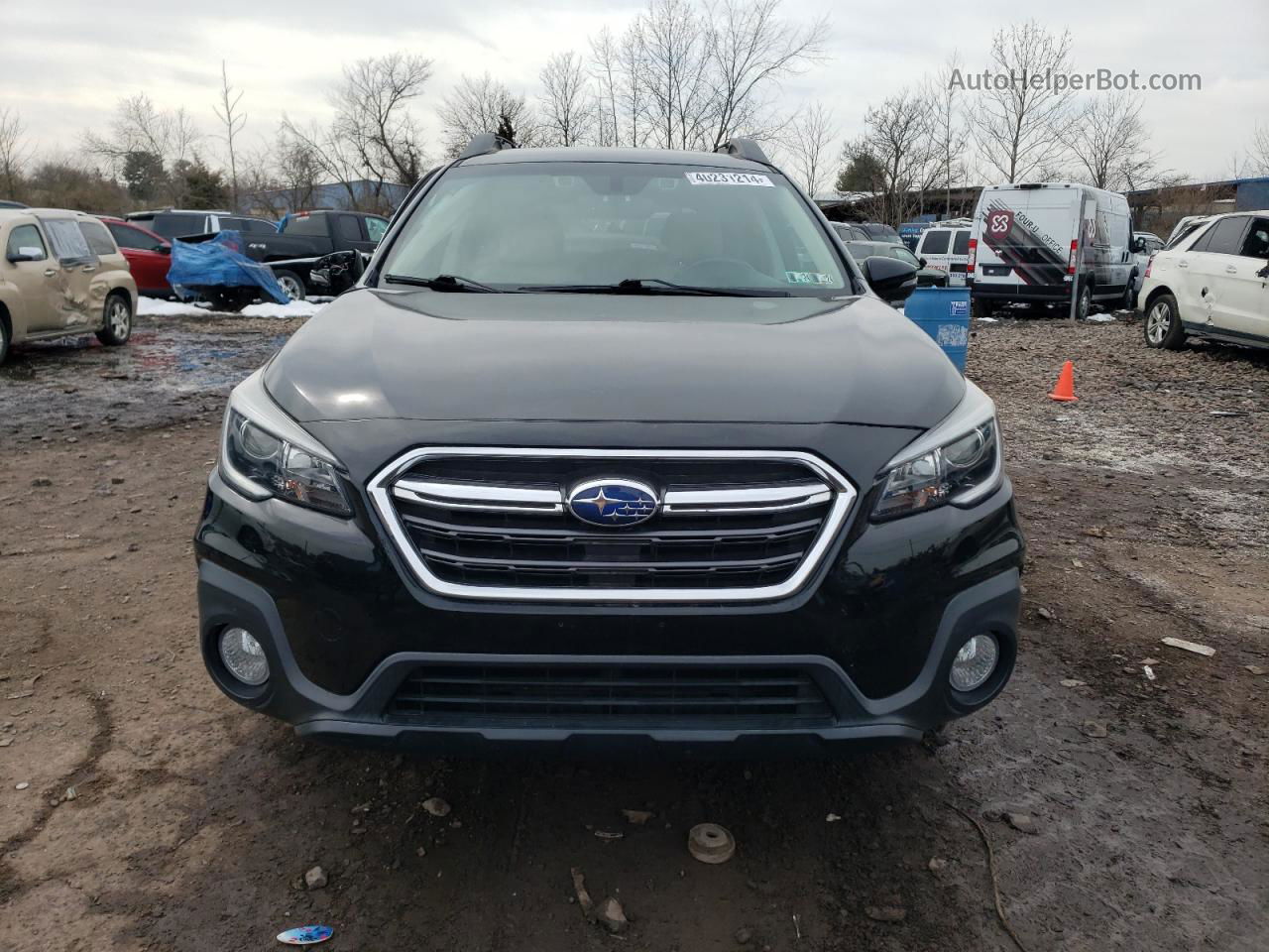 2019 Subaru Outback 2.5i Premium Black vin: 4S4BSAFC6K3330846