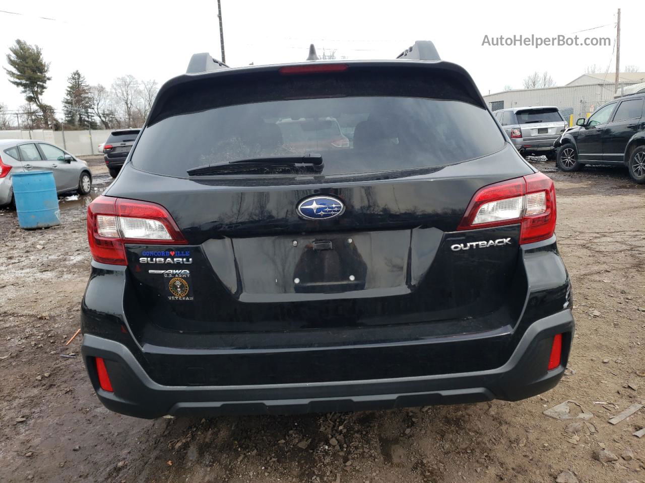 2019 Subaru Outback 2.5i Premium Black vin: 4S4BSAFC6K3330846