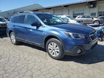 2019 Subaru Outback 2.5i Premium Blue vin: 4S4BSAFC8K3263019