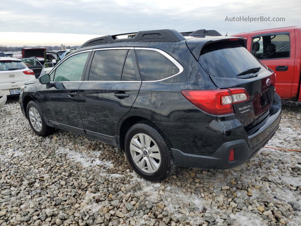 2019 Subaru Outback 2.5i Premium Black vin: 4S4BSAFC8K3286638