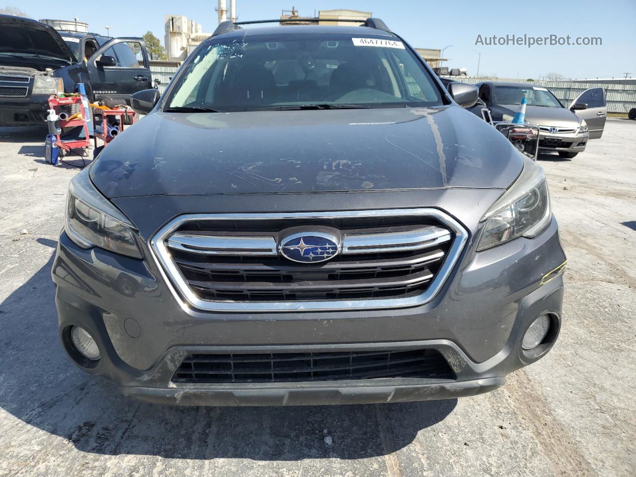 2019 Subaru Outback 2.5i Premium Gray vin: 4S4BSAFC8K3333375