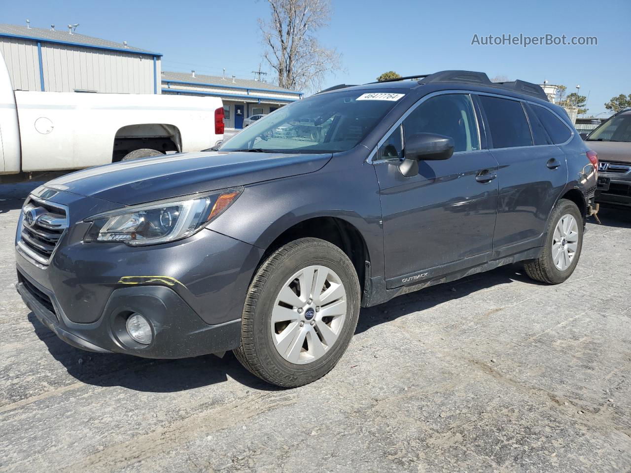 2019 Subaru Outback 2.5i Premium Gray vin: 4S4BSAFC8K3333375