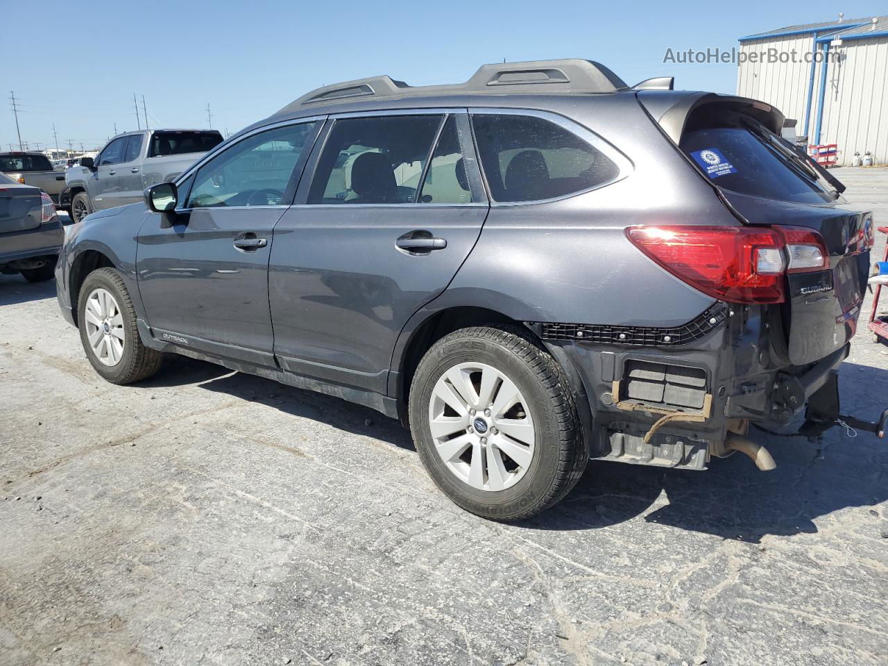 2019 Subaru Outback 2.5i Premium Gray vin: 4S4BSAFC8K3333375