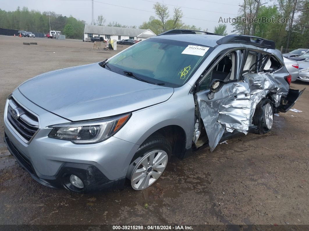 2019 Subaru Outback 2.5i Premium Silver vin: 4S4BSAFC9K3383816