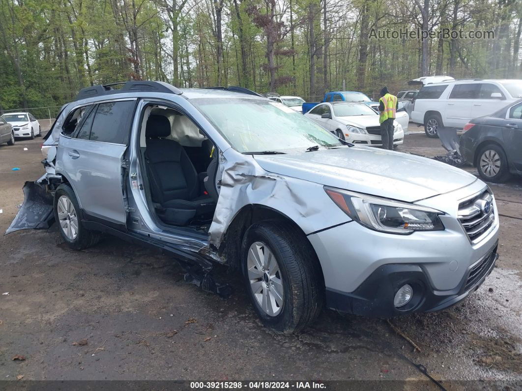 2019 Subaru Outback 2.5i Premium Silver vin: 4S4BSAFC9K3383816