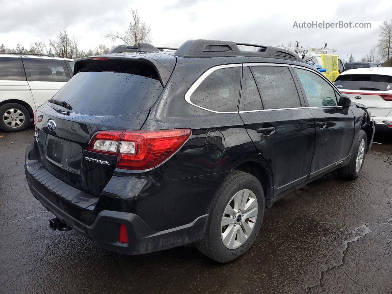 2019 Subaru Outback 2.5i Premium Черный vin: 4S4BSAFCXK3290741