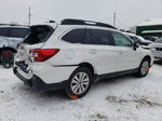 2019 Subaru Outback 2.5i Premium White vin: 4S4BSAFCXK3318862