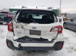 2019 Subaru Outback 2.5i Premium White vin: 4S4BSAFCXK3318862