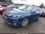 2019 Subaru Outback 2.5i Premium Blue vin: 4S4BSAFCXK3386028