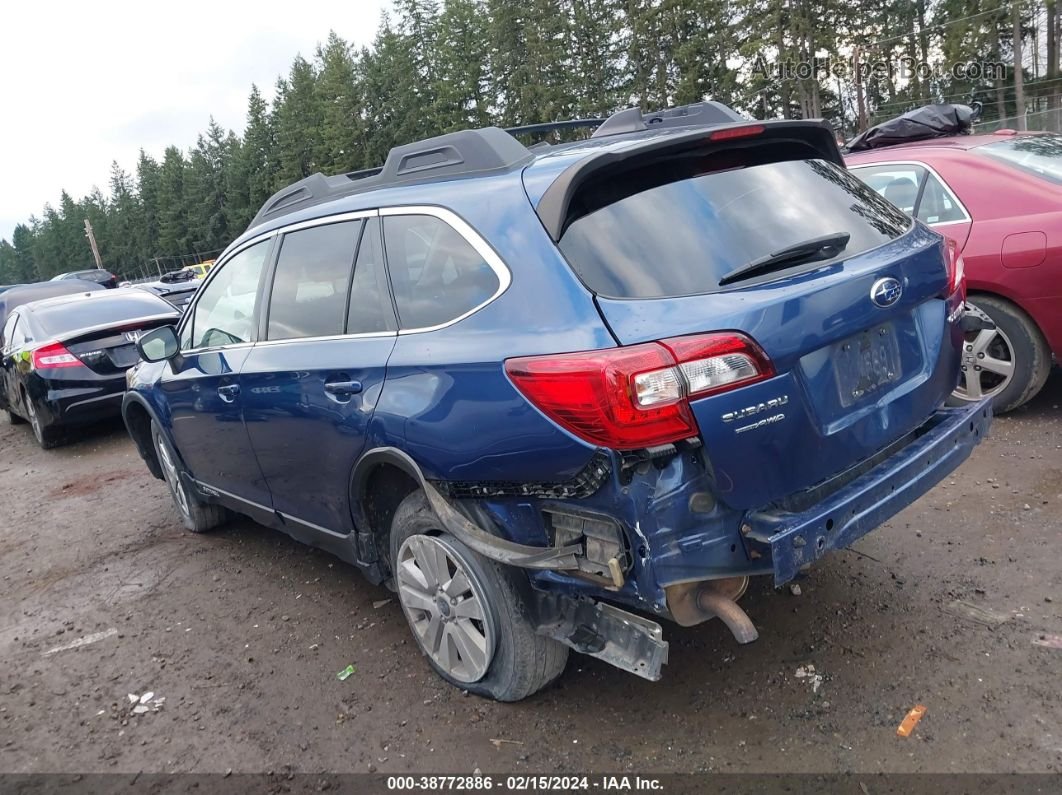 2019 Subaru Outback 2.5i Premium Blue vin: 4S4BSAFCXK3386028